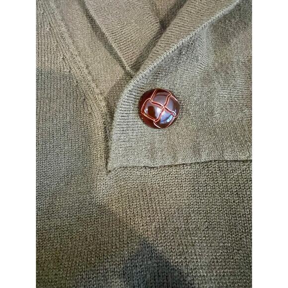 Makkrom Toddler Baby Boy Girl Shawl Collar Pullover Cable Sweaters Knit V Neck - Picture 4 of 6